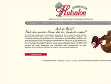 Tablet Screenshot of homburger-hutsalon.de
